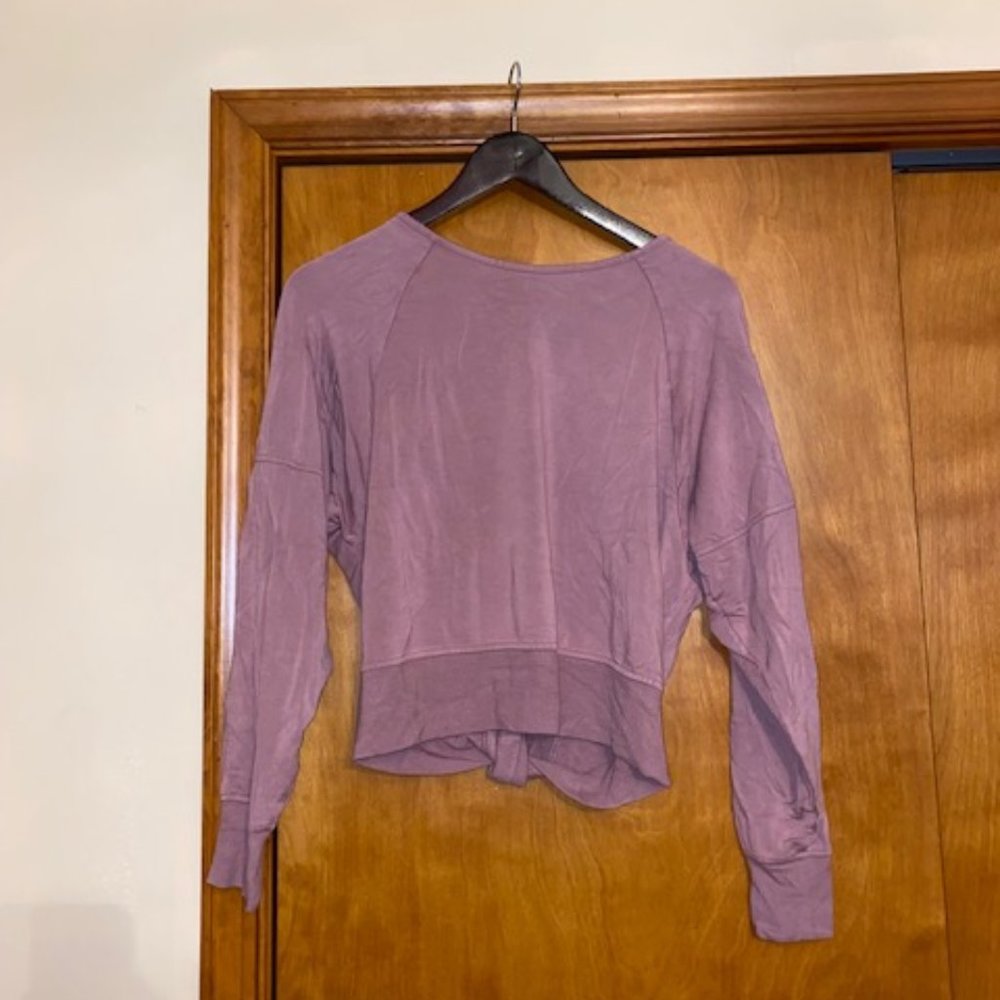 Express hoodie crop sweat